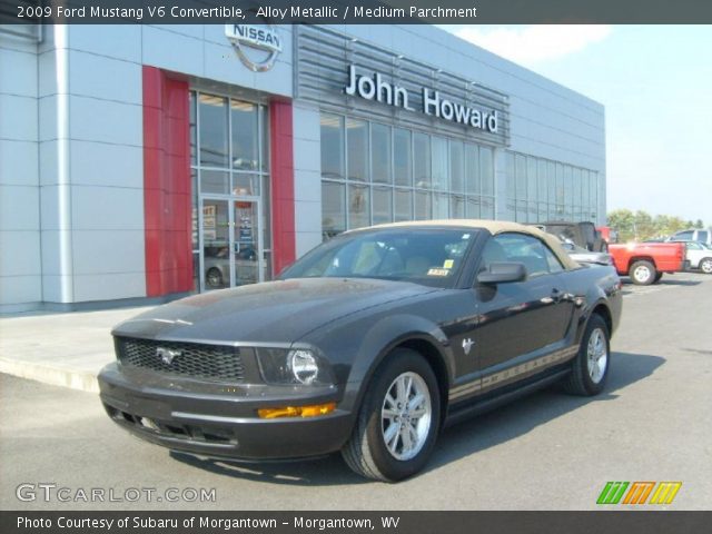 2009 Ford Mustang V6 Convertible in Alloy Metallic
