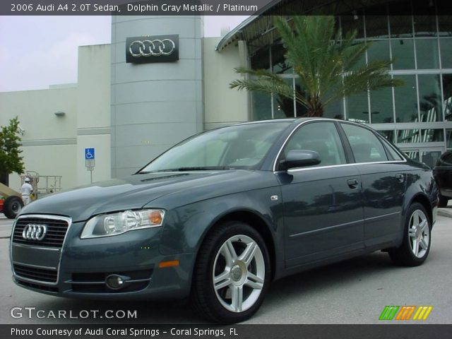 2006 Audi A4 2.0T Sedan in Dolphin Gray Metallic