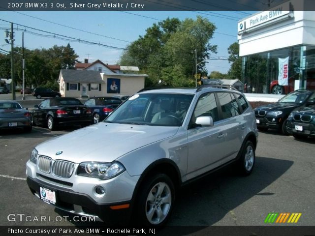 2007 BMW X3 3.0si in Silver Grey Metallic