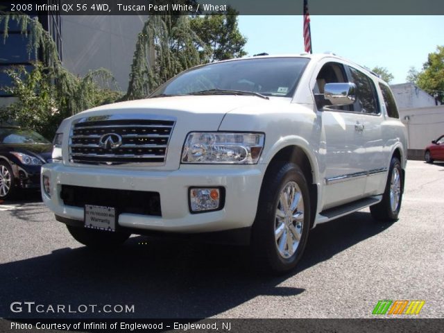2008 Infiniti QX 56 4WD in Tuscan Pearl White