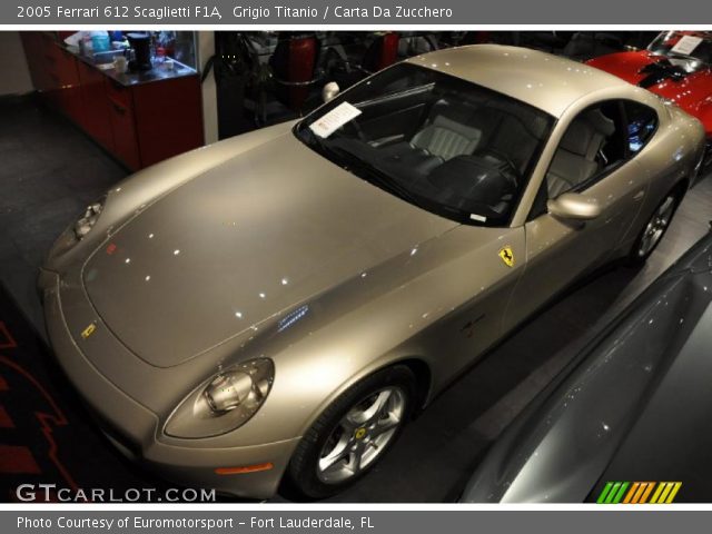 2005 Ferrari 612 Scaglietti F1A in Grigio Titanio