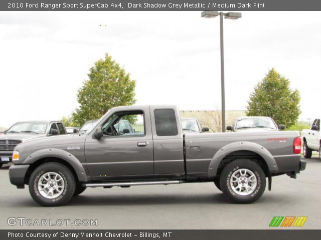2010 Ford Ranger Sport SuperCab 4x4 in Dark Shadow Grey Metallic