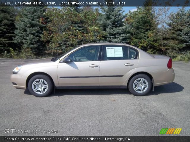 2005 Chevrolet Malibu Sedan in Light Driftwood Metallic