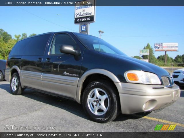 2000 Pontiac Montana  in Blue-Black Metallic