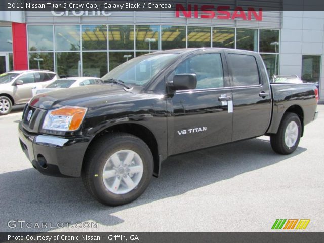 2011 Nissan Titan S Crew Cab in Galaxy Black