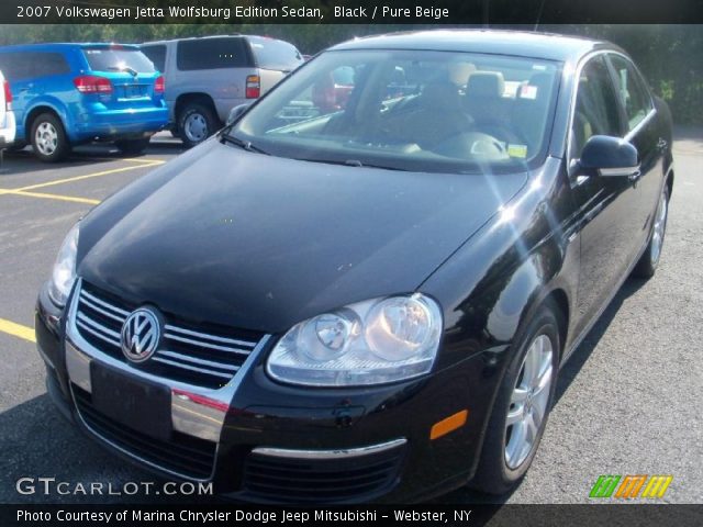 2007 Volkswagen Jetta Wolfsburg Edition Sedan in Black