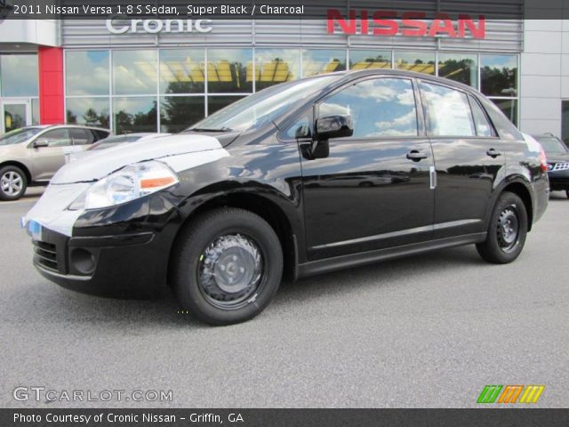 2011 Nissan Versa 1.8 S Sedan in Super Black