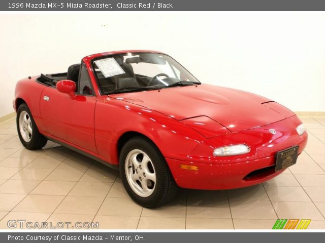 1996 Mazda MX-5 Miata Roadster in Classic Red