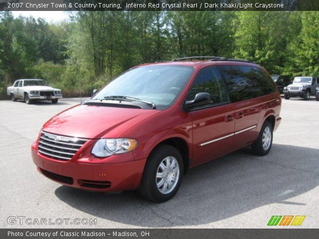 2007 Chrysler Town & Country Touring in Inferno Red Crystal Pearl