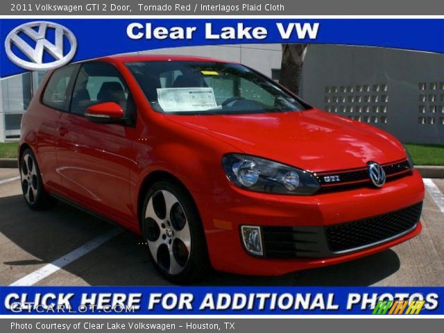 2011 Volkswagen GTI 2 Door in Tornado Red