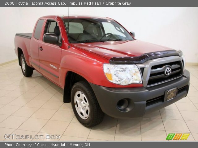 2008 Toyota Tacoma Access Cab in Impulse Red Pearl