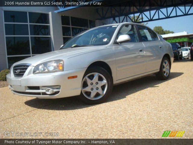 2006 Hyundai Elantra GLS Sedan in Sterling Silver