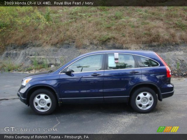 2009 Honda CR-V LX 4WD in Royal Blue Pearl