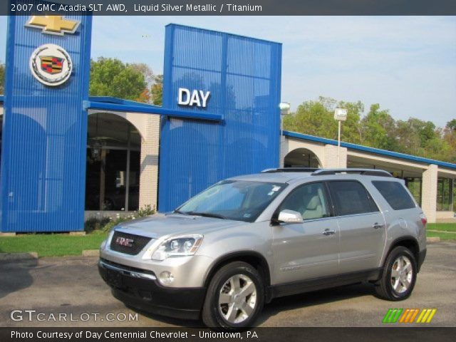 2007 GMC Acadia SLT AWD in Liquid Silver Metallic