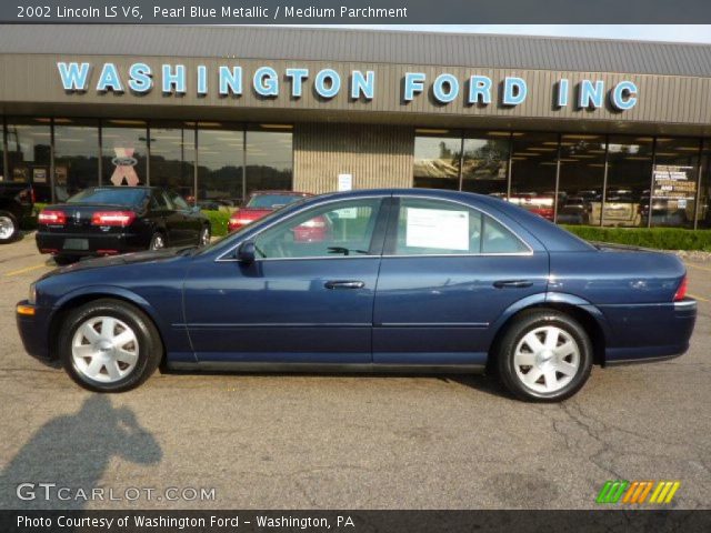 2002 Lincoln LS V6 in Pearl Blue Metallic