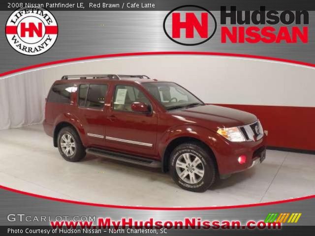 2008 Nissan Pathfinder LE in Red Brawn