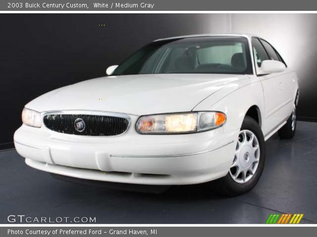 2003 Buick Century Custom in White