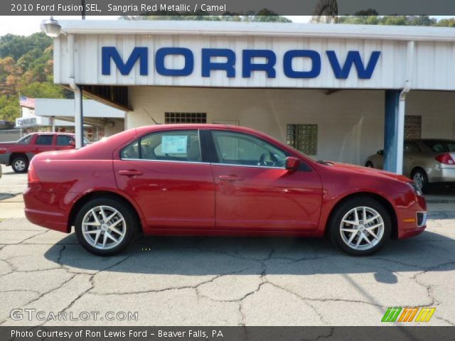 2010 Ford Fusion SEL in Sangria Red Metallic