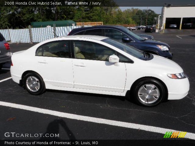 2008 Honda Civic Hybrid Sedan in Taffeta White