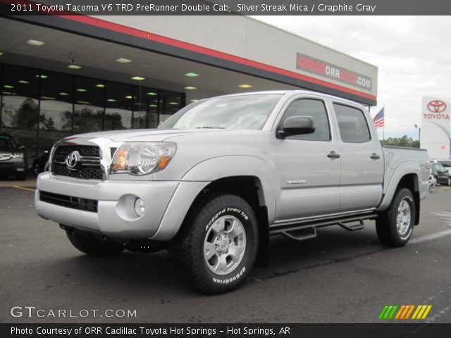 2011 Toyota Tacoma V6 TRD PreRunner Double Cab in Silver Streak Mica