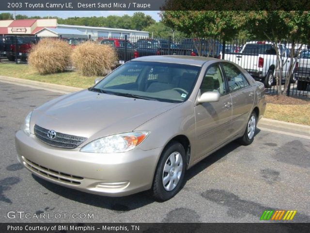 2003 Toyota Camry LE in Desert Sand Mica