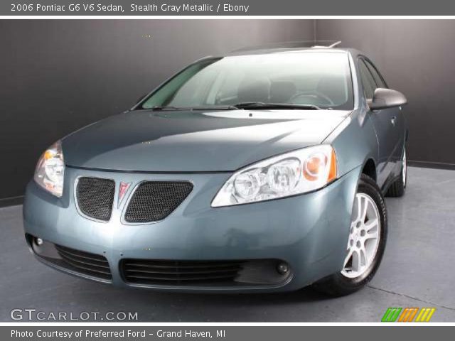 2006 Pontiac G6 V6 Sedan in Stealth Gray Metallic