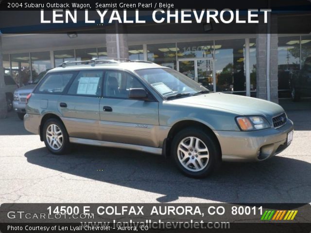 2004 Subaru Outback Wagon in Seamist Green Pearl