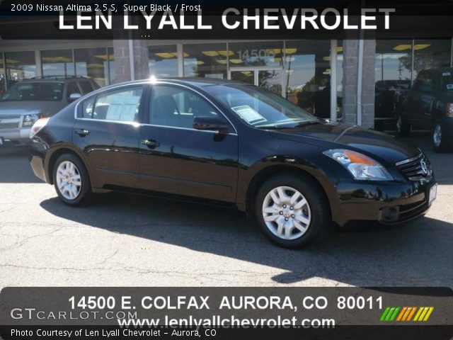 2009 Nissan Altima 2.5 S in Super Black
