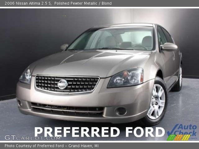 2006 Nissan Altima 2.5 S in Polished Pewter Metallic