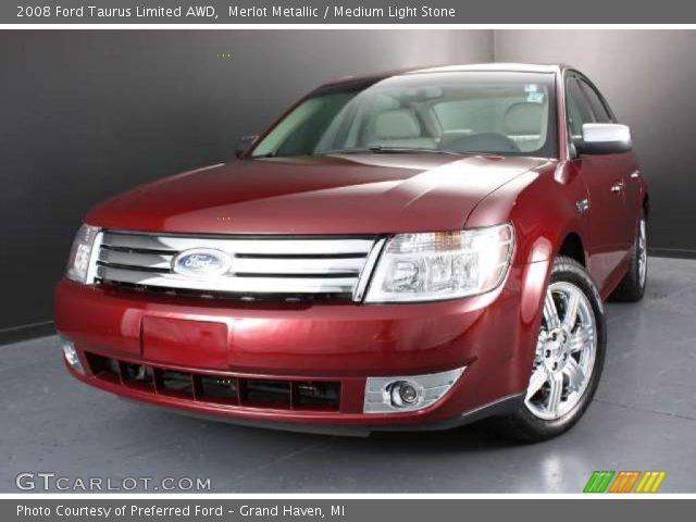 2008 Ford Taurus Limited AWD in Merlot Metallic