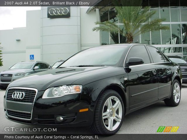 2007 Audi A4 2.0T Sedan in Brilliant Black