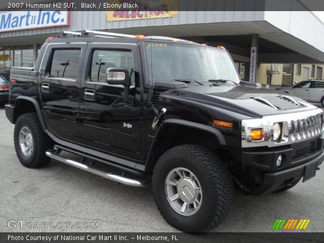 2007 Hummer H2 SUT in Black