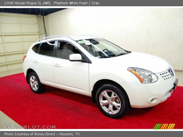 2008 Nissan Rogue SL AWD in Phantom White Pearl