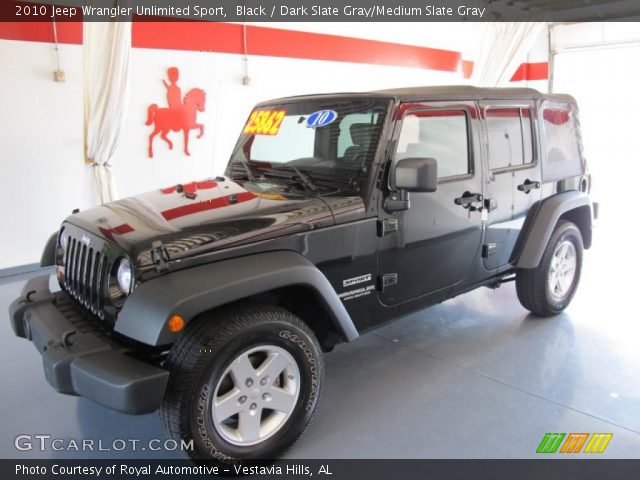 2010 Jeep Wrangler Unlimited Sport in Black
