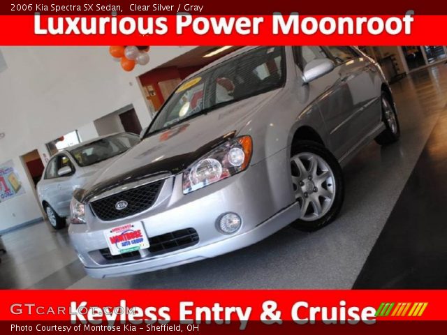 2006 Kia Spectra SX Sedan in Clear Silver