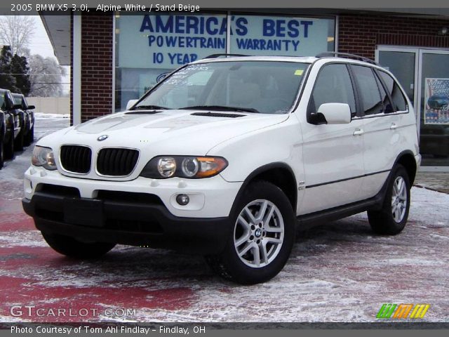 2005 BMW X5 3.0i in Alpine White