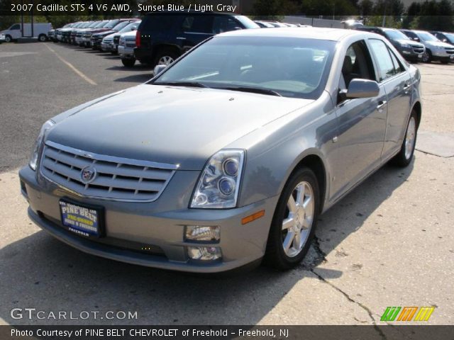 2007 Cadillac STS 4 V6 AWD in Sunset Blue
