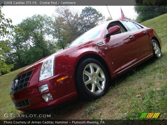 2008 Cadillac STS V6 in Crystal Red