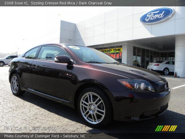 2008 Scion tC  in Sizzling Crimson Red Mica