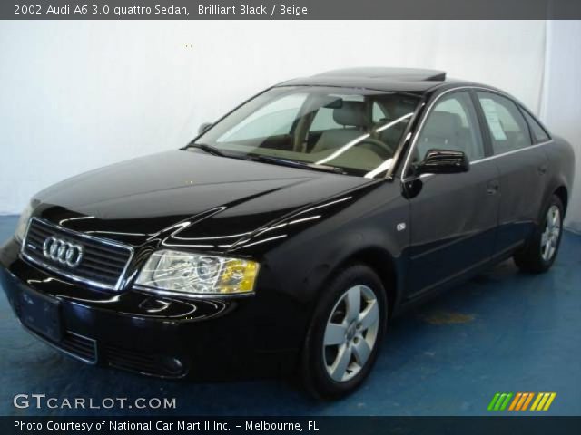 2002 Audi A6 3.0 quattro Sedan in Brilliant Black