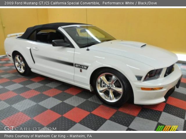 2009 Ford Mustang GT/CS California Special Convertible in Performance White