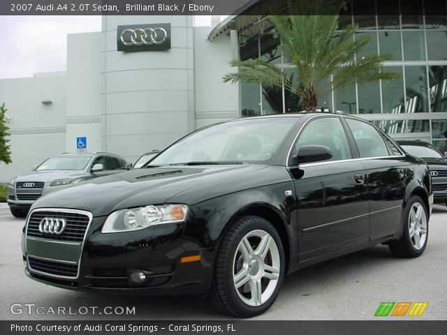 2007 Audi A4 2.0T Sedan in Brilliant Black