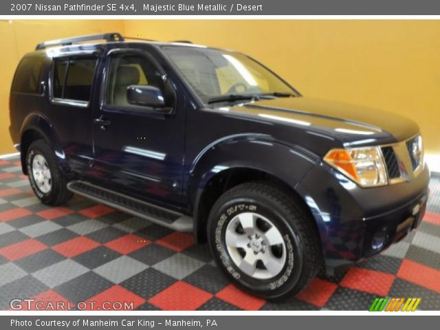 2007 Nissan Pathfinder SE 4x4 in Majestic Blue Metallic