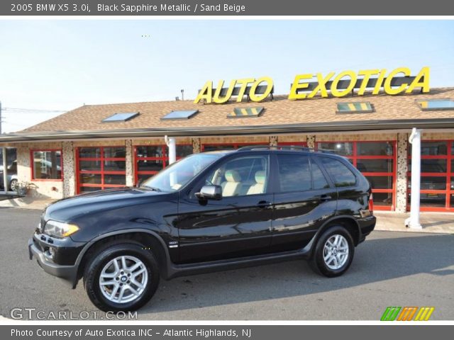 2005 BMW X5 3.0i in Black Sapphire Metallic