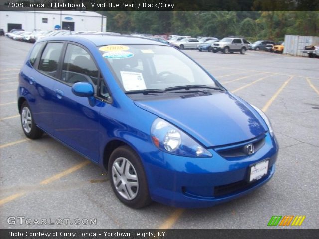 2008 Honda Fit Hatchback in Vivid Blue Pearl