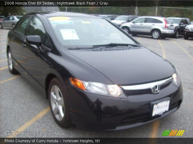 2008 Honda Civic EX Sedan in Nighthawk Black Pearl