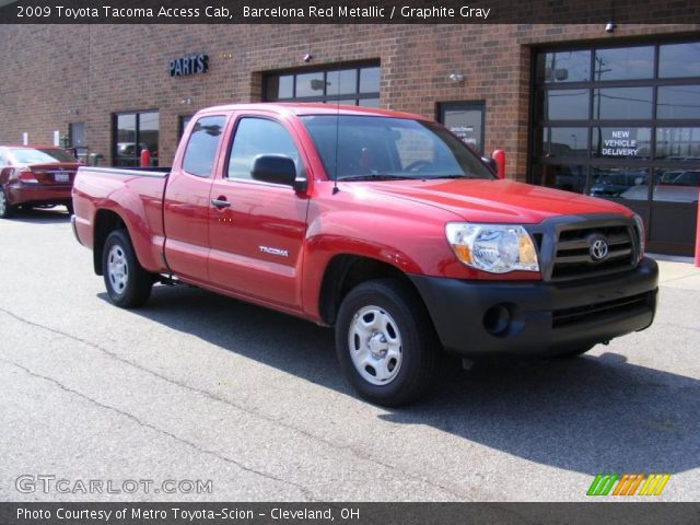 2009 Toyota Tacoma Access Cab in Barcelona Red Metallic