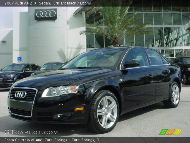 2007 Audi A4 2.0T Sedan in Brilliant Black