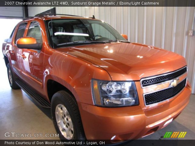 2007 Chevrolet Avalanche LTZ 4WD in Sunburst Orange Metallic
