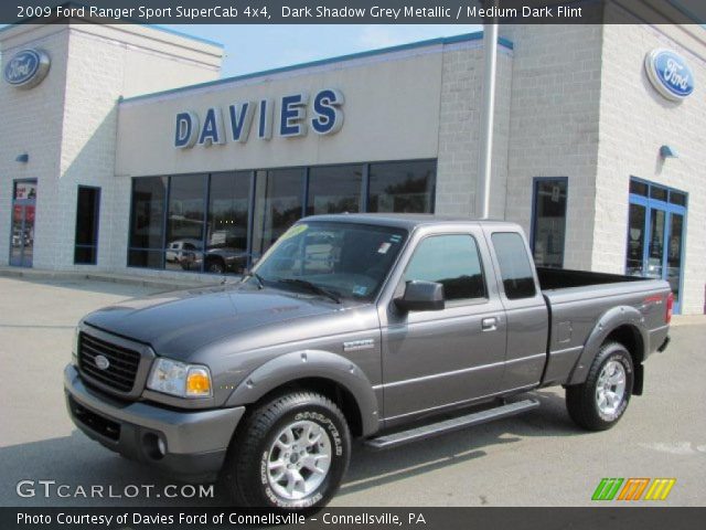 2009 Ford Ranger Sport SuperCab 4x4 in Dark Shadow Grey Metallic